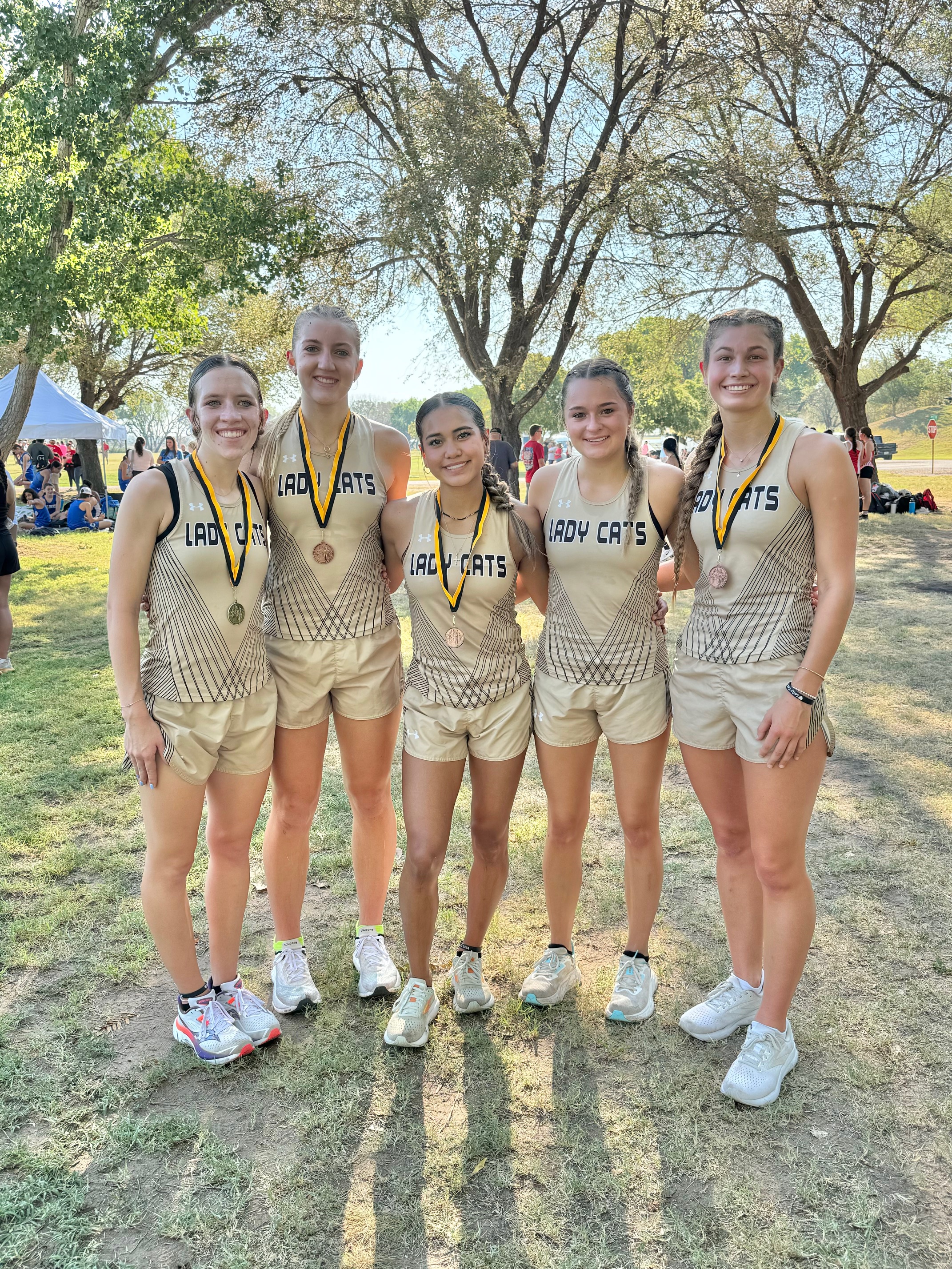 The Lady Cat Seniors in their last Canadian Meet