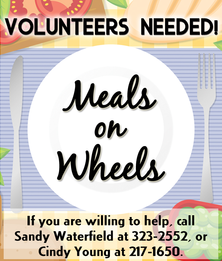 Meals on Wheels Volunteers Needed