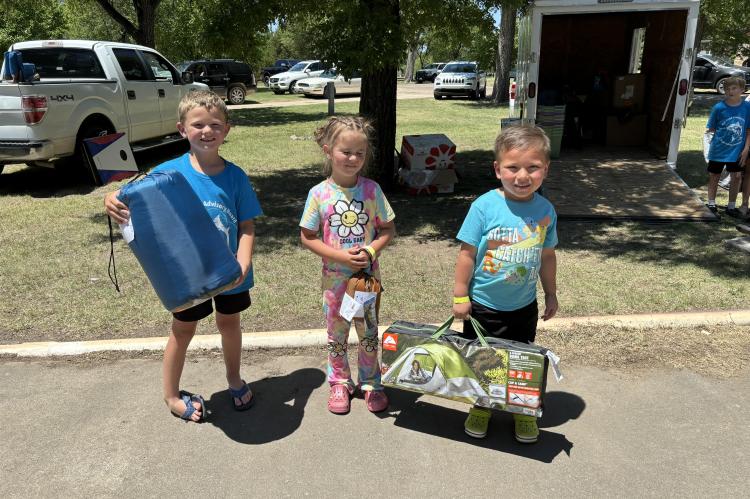 Winners in the 3 to 6 years old division were: 1st - Jesus Salazar; 2nd - Emmalyn Lamb; 3rd - Granger Mills