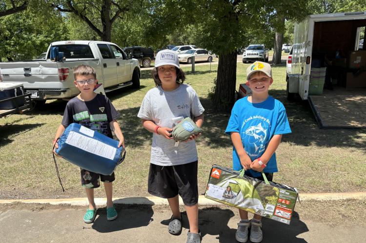 Winners in the 7 to 10 year old division were: 1st - Slade Savard; 2nd - Christian Shipley; 3rd - Carson Barkley