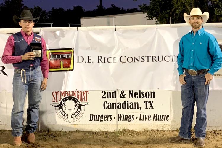South Plain College Champion Steer Wrestler Brey Yore