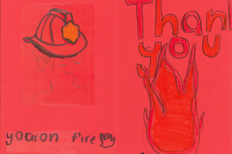 Thank-yous for first responders