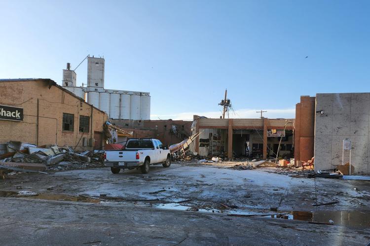 Scenes of tornado destruction in Perryton Texas