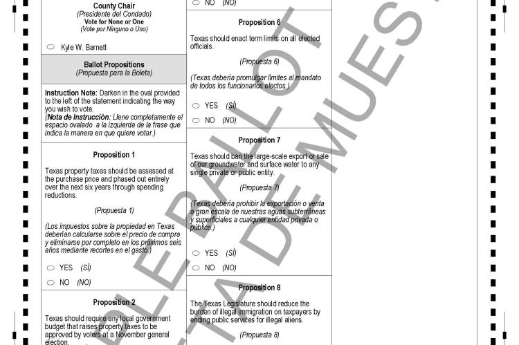 Pct 401 - Republican Primary Ballot, P2