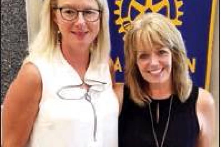 ROTARIAN ANNA BOOZE AND KELLY ENGLISH