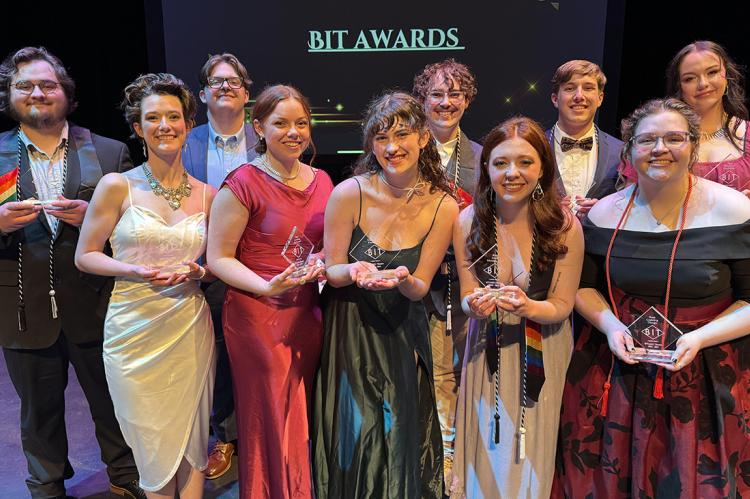 Top Student Actors, Designers Honored at WT Theatre Banquet