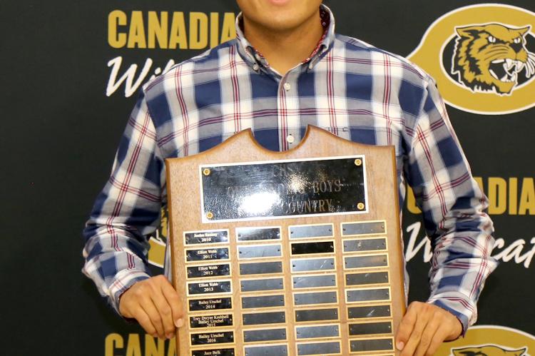 CROSS COUNTRY: Juan Vargas (not shown) and Lino Lugo