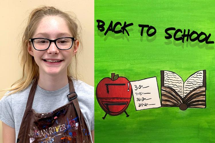 Brooke Krehbiel, 12, is the daughter of Lindsy and Frank Krehbiel