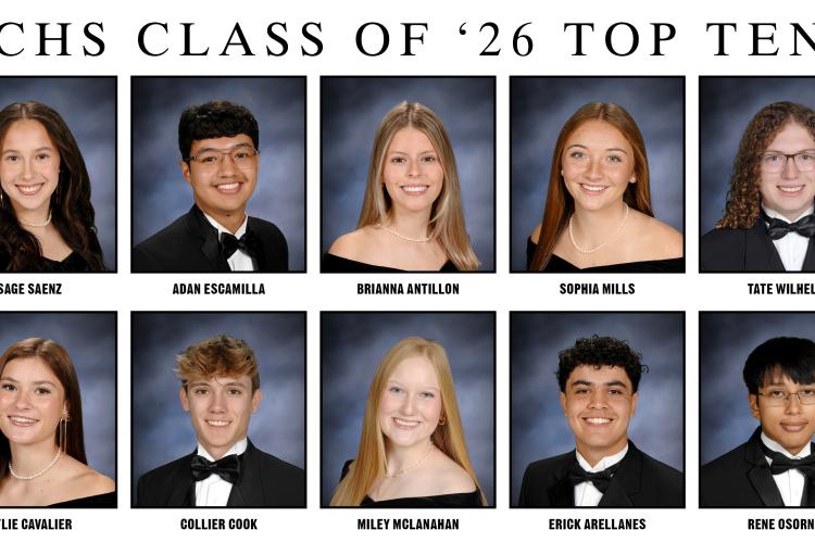 CHS Class of '26 Top Ten