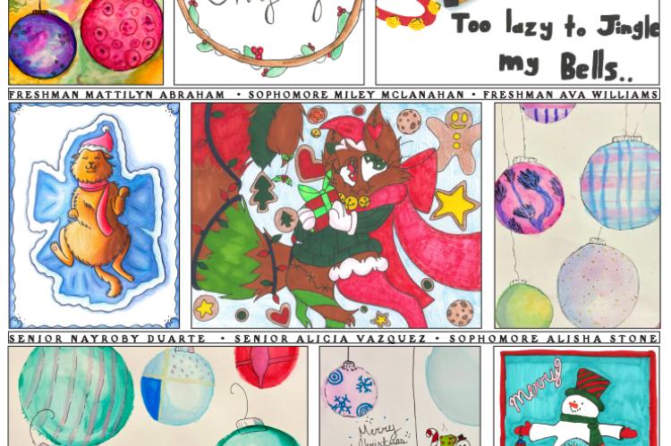 Christmas Greetings from Canadian Wildcat Art Students