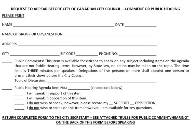 Comment Card for Public Forum (1)