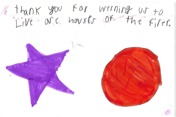 Thank-yous for first responders