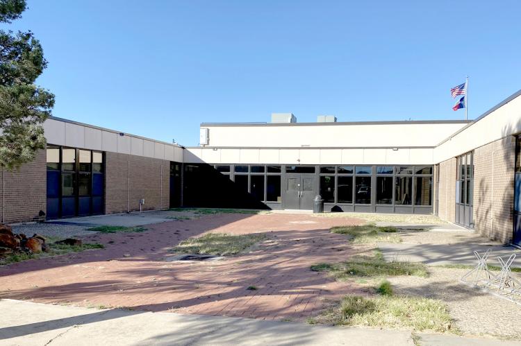 Before... This is how the courtyard at Canadian High School looks today, as Wildcat Art students and their instructor, Karol Ann Michelsen, prepare for the start of a complete makeover. The finished project, they hope, will rid the school of a perpetual eyesore, and create a space that is appealing and inviting, and that inspires the creative spirit in others.