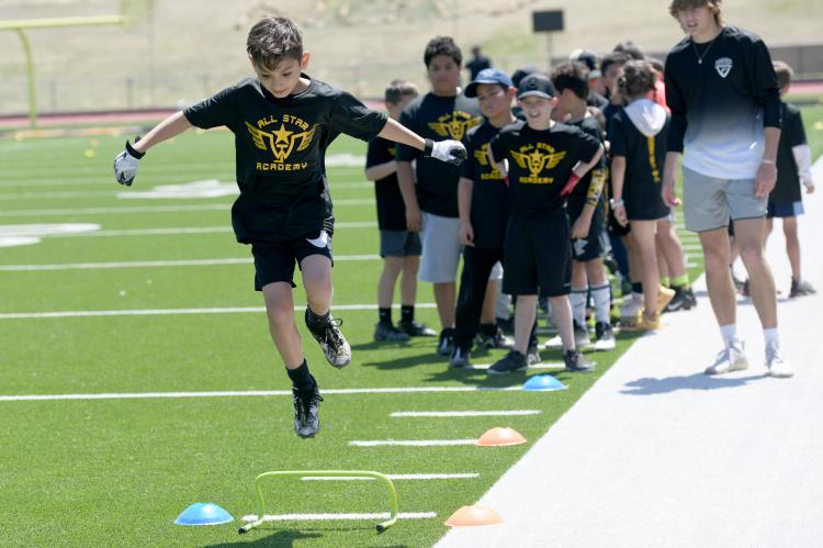 Sunday afternoon at the Canadian's All-Star Academy