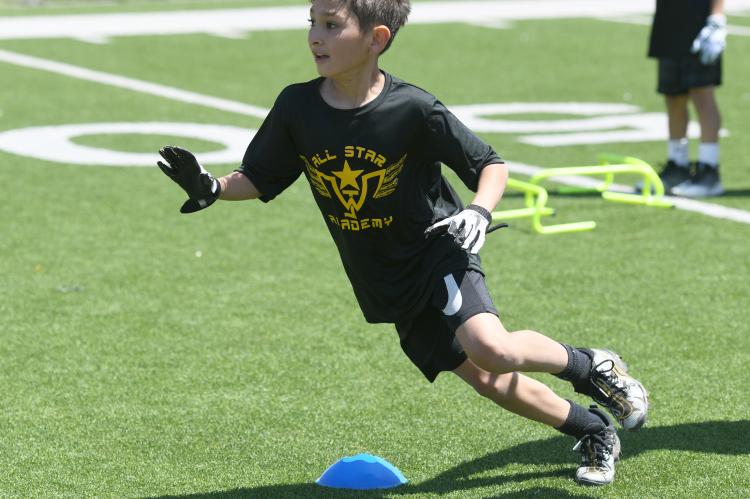 Sunday afternoon at the Canadian's All-Star Academy