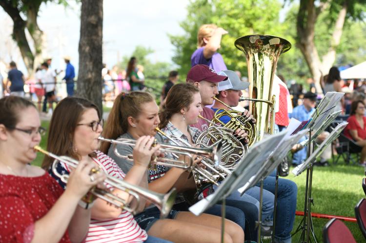 The Smiley Johnson Municipal Band, July 4 2021