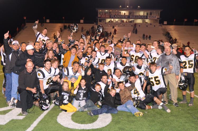 The Canadian Wildcats, celebrating another victory