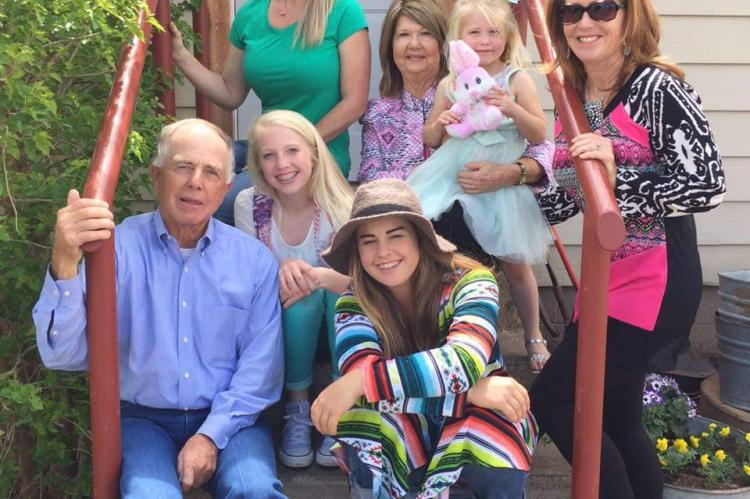 The Hext Family: Bill, Dessa, Chaley, ShanTil, Sanja, Virginia and Liza