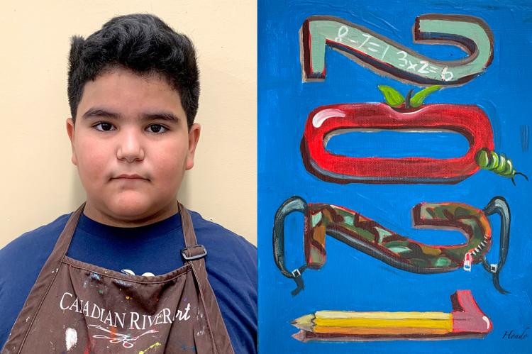 Hondo Cervantes, 9, is the son of Teresa and Alex Cervantes