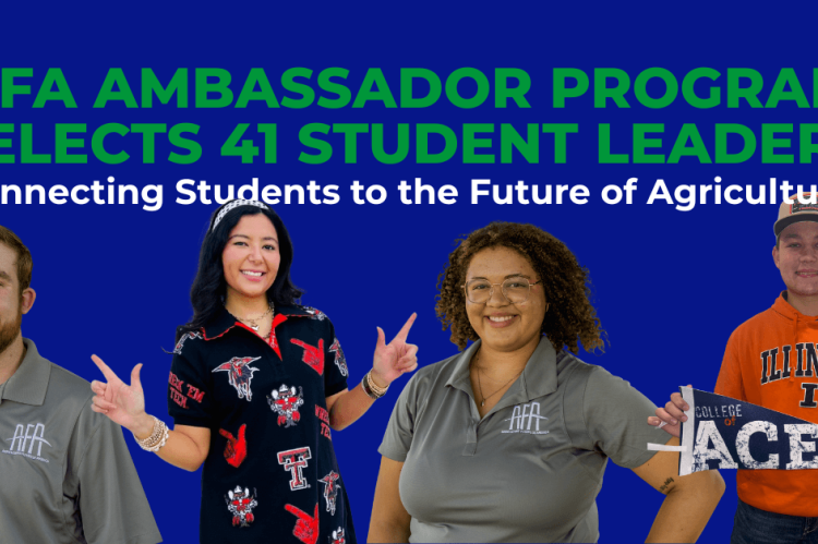 Agriculture Future of America Program Ambassadors