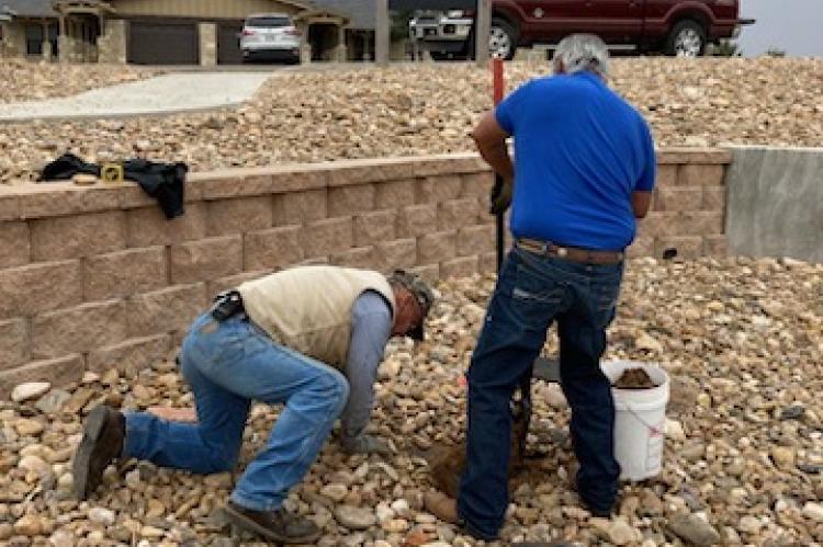 Installation at the new nursing home site