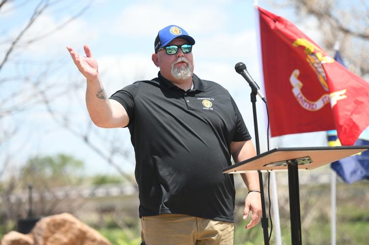 American Legion Post 56 Commander Jason Bradford
