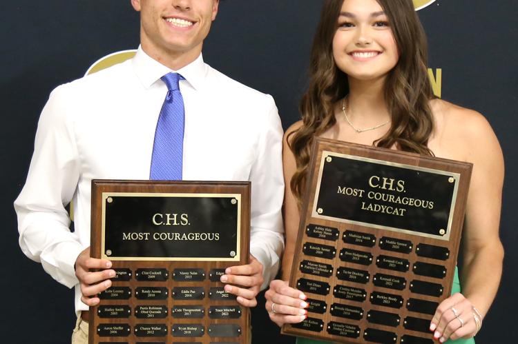 MOST COURAGEOUS: Trace Mitchell, Berkley Beedy
