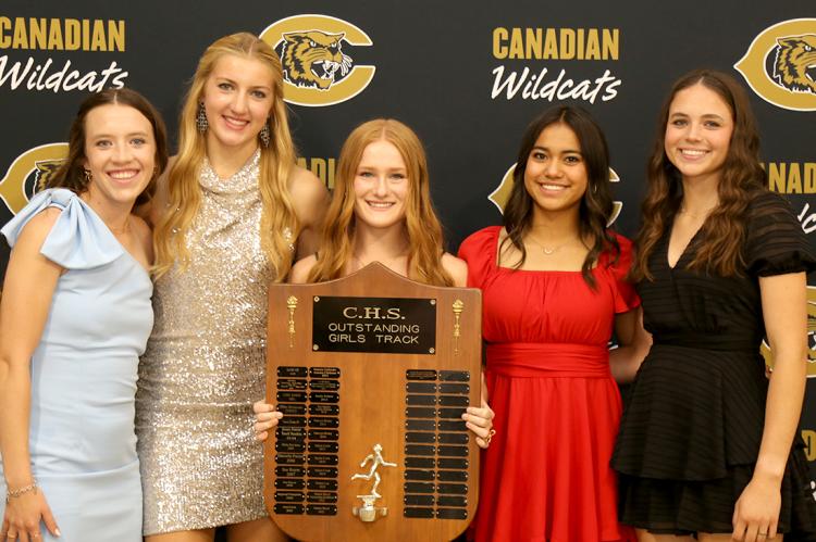 TRACK: Konnar McClendon, Arionna Black, Samantha Krehbiel, Elizabeth Guerrero, Delaney Huntress