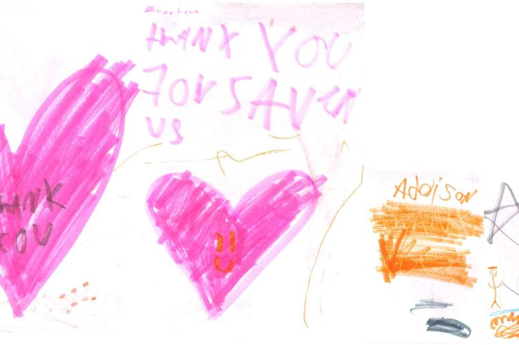 Thank-yous for first responders