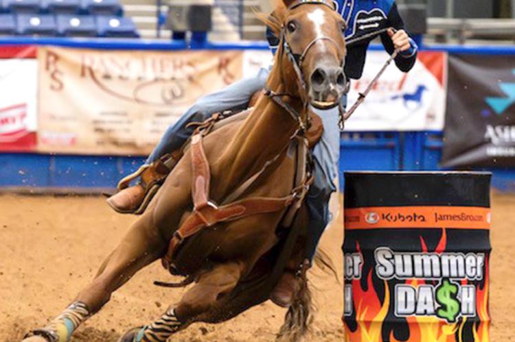 Scarlett Thomas, Barrel Racing