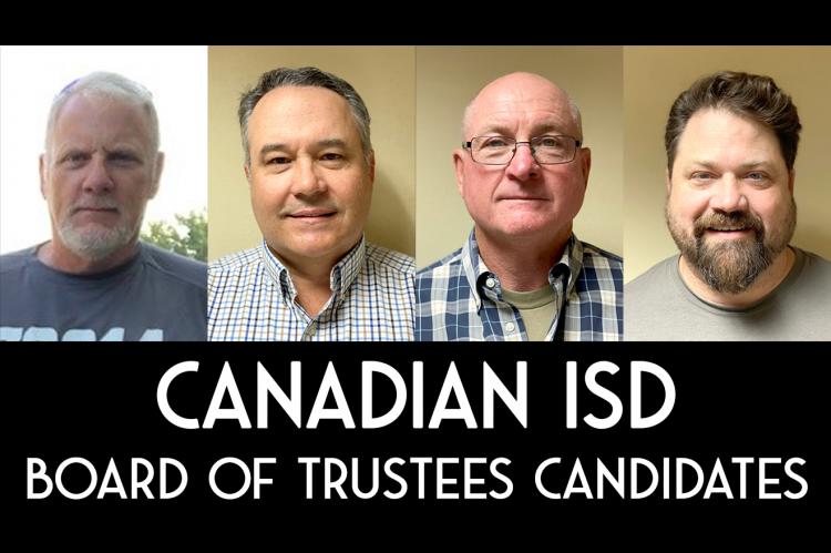 School board of trustees candidates: Allen Hadaway, Heath Mitchell, David Parnell, and Brad Warren