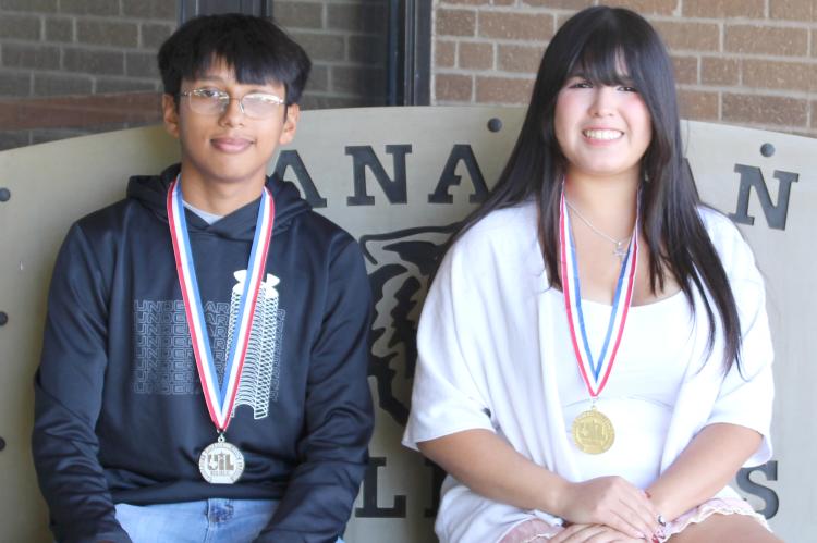 CHS state qualifiers Rene Osornio and Jasmine Avila