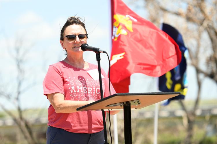 Bridge of Honor organizer Tina Godino