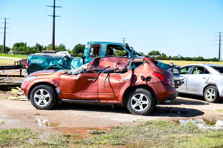 Perryton, in the aftermath of the June 15 tornado