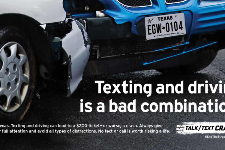 Talk. Text. Crash.--Driving Awareness Campaign