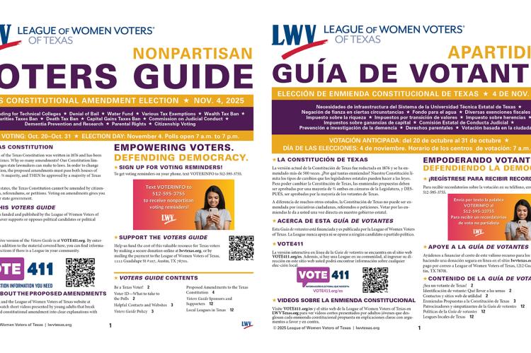 League of Women Voters Guide to the Amendments 