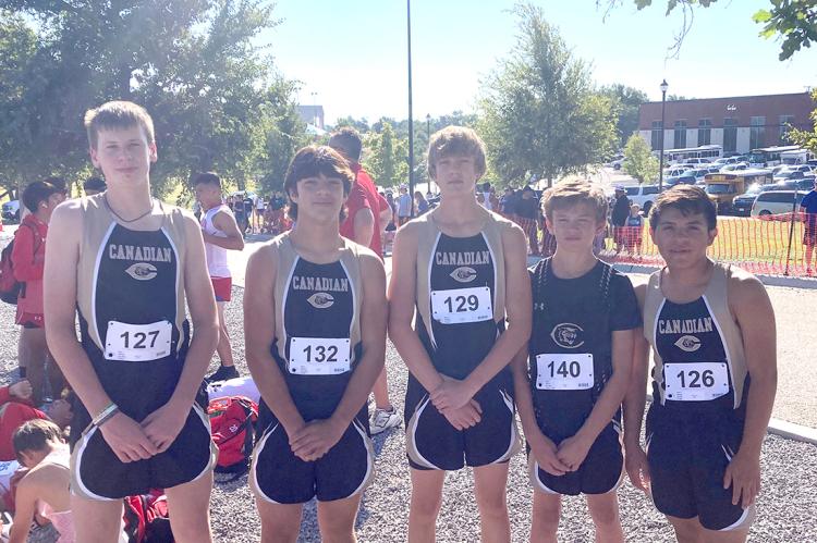 CHS Junior Varsity XC runners