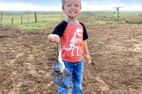 Kasen Evans, 3 years old