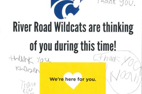 River Road thank-yous