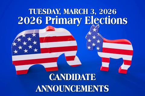 March 3, 2026, Primary Election Candidates