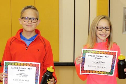 5TH GRADE: Itzel Paz, Brendan Carr, Brooke Krehbiel, London Nicholson