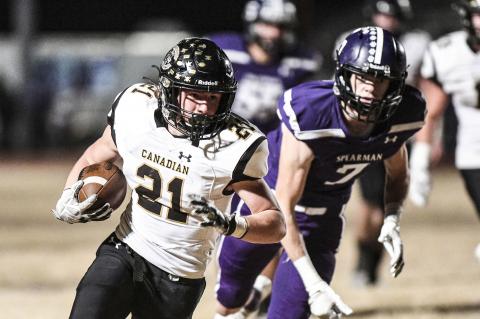 Hayze Hufstedler ground out 121 yards in 10 attempts and scored 2 touchdowns Friday