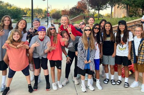CMS students on Adam Sandler Day