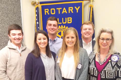 Anna Booze with Jacy Lippoldt, Kelsey Haley, Chance Walker, Josh Lippoldt, and John Haley.