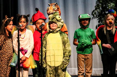 Rumpus in the Rainforest, BES Third-Grade Students