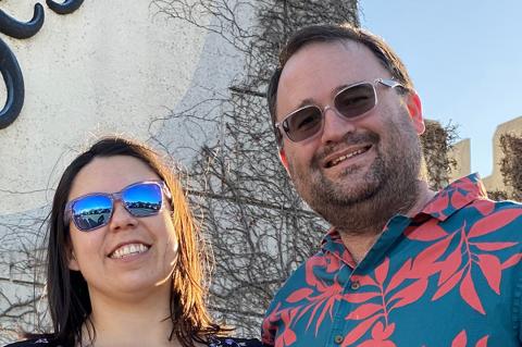 CISD Band Directors James and Daisy Edwards