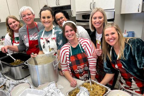 WCTU Bazaar kitchen crew