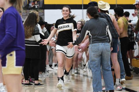 Senior Berkley Beedy leads the Lady Cats into their first district game at home Tuesday evening