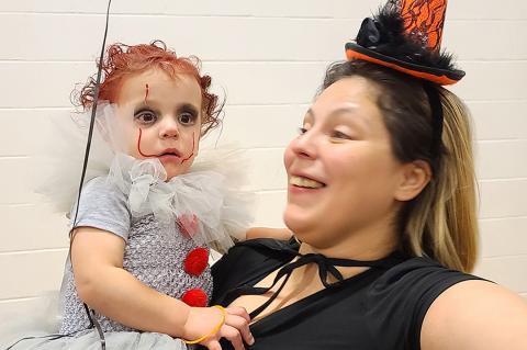 Infant to 4-year-old winner: Melissa Weichmann and daughter, Hazel