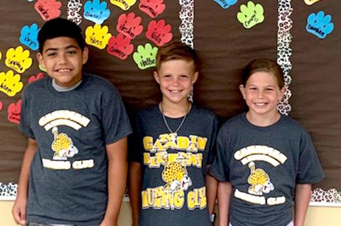 Damian Campos, Kason Richardson, and Brecklyn Beedy